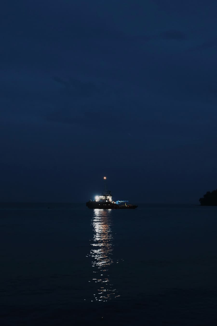 Light on Black Water